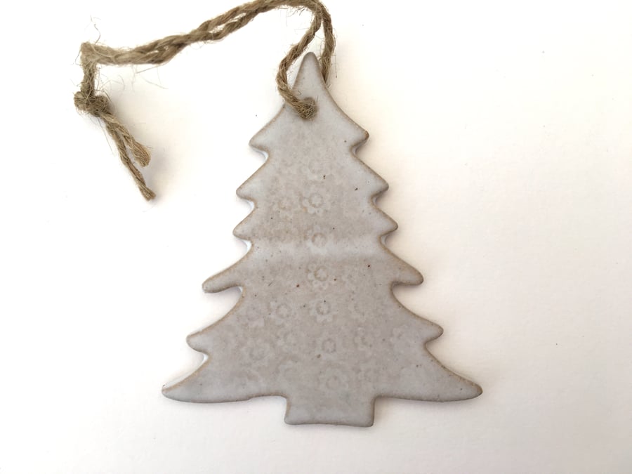 Unique Ceramic tree hanger decoration, garden ornament, gift idea, home decor, 