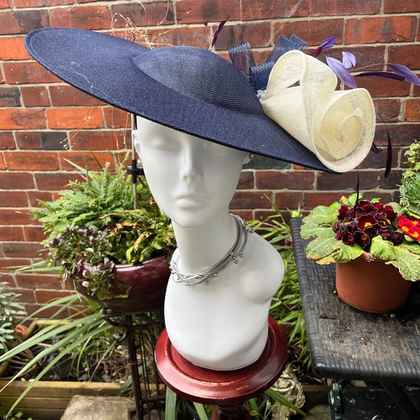 Beautiful Handmade hat, Hat for the Races, Hats for Ascot, Special Occasion Hats