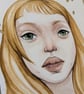 Aelin Original Character Fan Art Illustration in Watercolour & Ink - Image 2