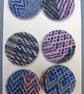 Blue and Pink Covered Buttons - Image 2