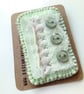 Embroidered Textile Brooch  - Image 4