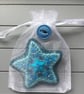 Hand Embroidered Star Brooch - Image 5