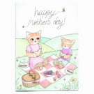 Kitten Picnic Mother's Day Card