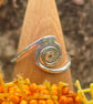 Surfs Up Handmade Spiral wave ring  - Image 3