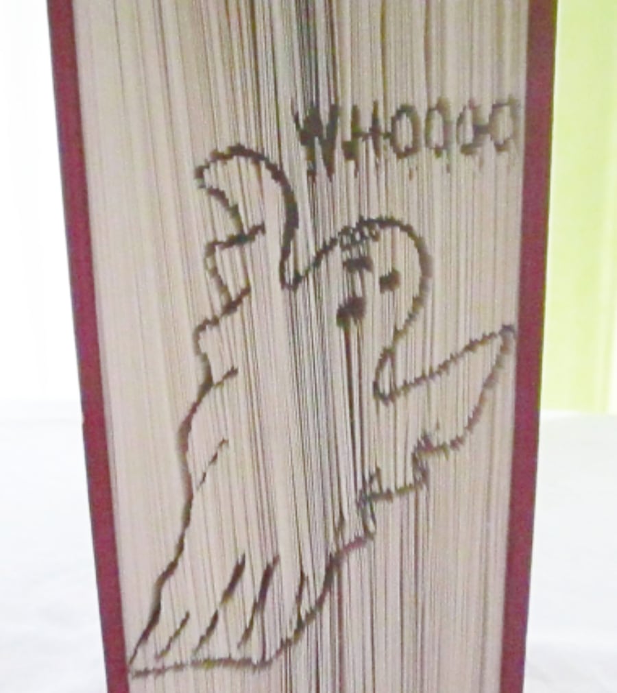 Ghost, CUT & FOLD Book Folding Pattern - EMAILED PDF PATTERN