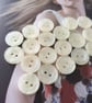  15mm 24L Imitation Mother of pearl, French bevelled design - Image 4