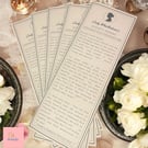 Bridgerton-Style Wedding Newspapers - A4 Wedding Programme - Set of 50
