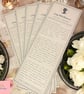 Bridgerton-Style Wedding Newspapers - A4 Wedding Programme - Set of 50 - Image 1