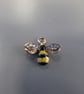 Small Bee Charm with Diamante Wings