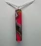Marble clay glass pendant  - Image 1