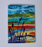 OVER THE ESTUARY-BLANK GREETINGS CARD - Image 1