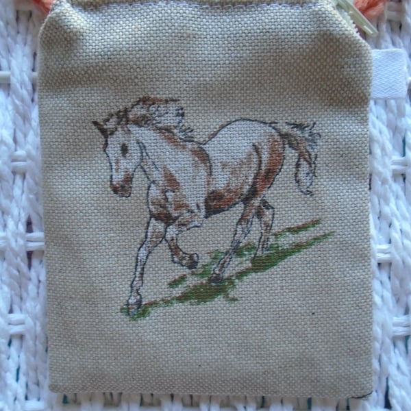 Horse Coin Purse or Card Holder 