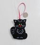 Cat decoration, black cat decoration, hanging decoration. - Image 6
