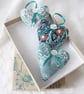 SET OF 3 WILLIAM MORRIS LAVENDER BAGS - HEART SHAPED - Image 2