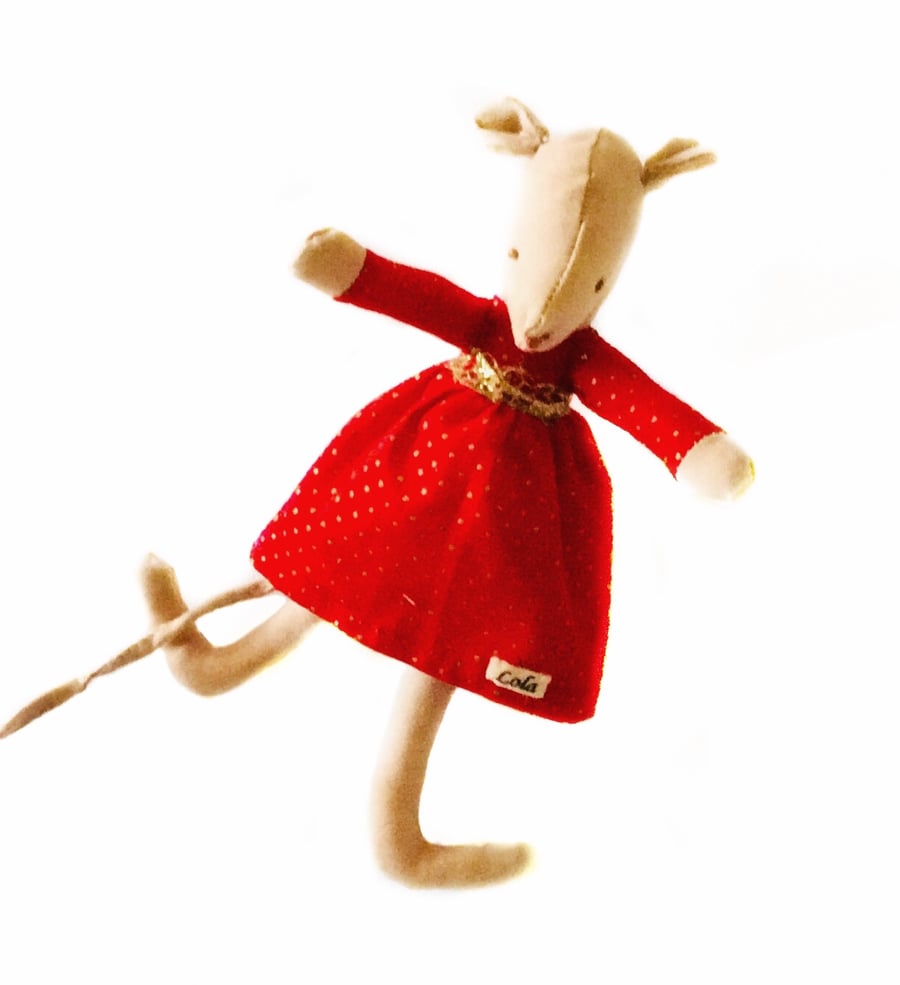 Reduced - Christmas Mouse - Lola