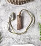 Forest Mushrooms Pendant, Clay Vegan Necklace, Green Witch Jewellery - Image 4