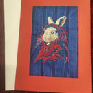 Card with Embroidery