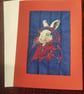 Card with Embroidery