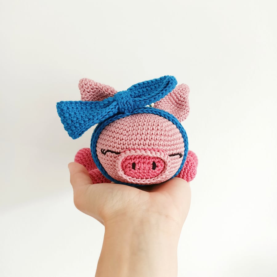Little Pig Handmade Soft Toy Crochet