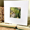 Abstract hand painted blank watercolour card