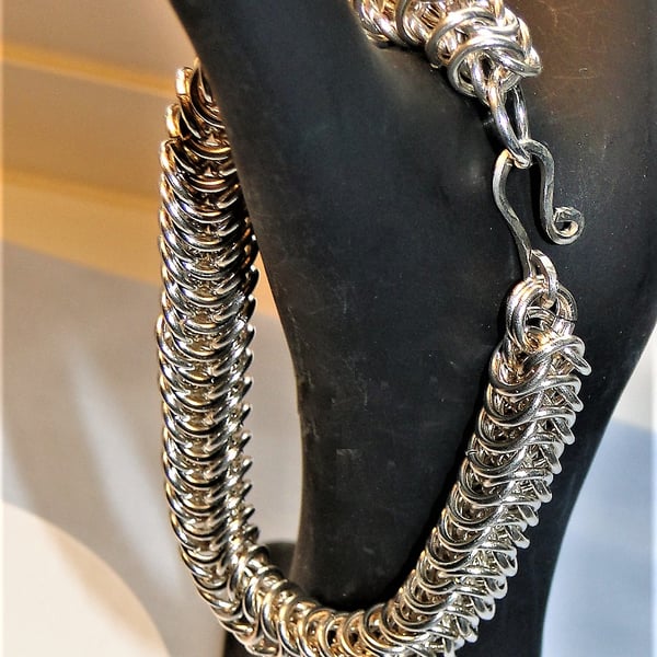 A Sterling Silver chain mail bracelet   A very special gift