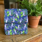 Tropical Toucan Handmade Insulated Lunch bag 