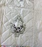 Day of the Dead Style Wall-hanging, Lap Quilt, Small Bed Cover. - Image 4