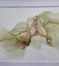 (51) Abstract Alcohol Inks, "Moss and Midas" - Image 2