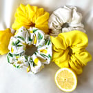 Lemon scrunchie bundle 