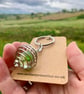 Green Cat's Eye Marble Keyring: Teacher Appreciation Gift, New Home Keepsake - Image 4