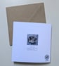 Grey Seal Embroidery Art Greeting Cards - Image 3