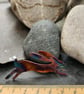 Hare brooch in flame painted copper  - Image 4