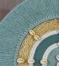 "Eluhlaza 6" Mint Green, Sisal & Shell Macrame Wall, Shelf & Console Table Decor - Image 6