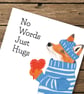 Blank card fox illustration cute card - Image 2