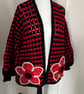 Stranger things ,demogorgon inspired crochet cardigan  - Image 2