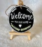 Mini Welcome to Our Home Sign – Handmade Rustic Farmhouse Decor