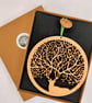 Tree-Stag - wooden wall hanging ornament - small - Image 4