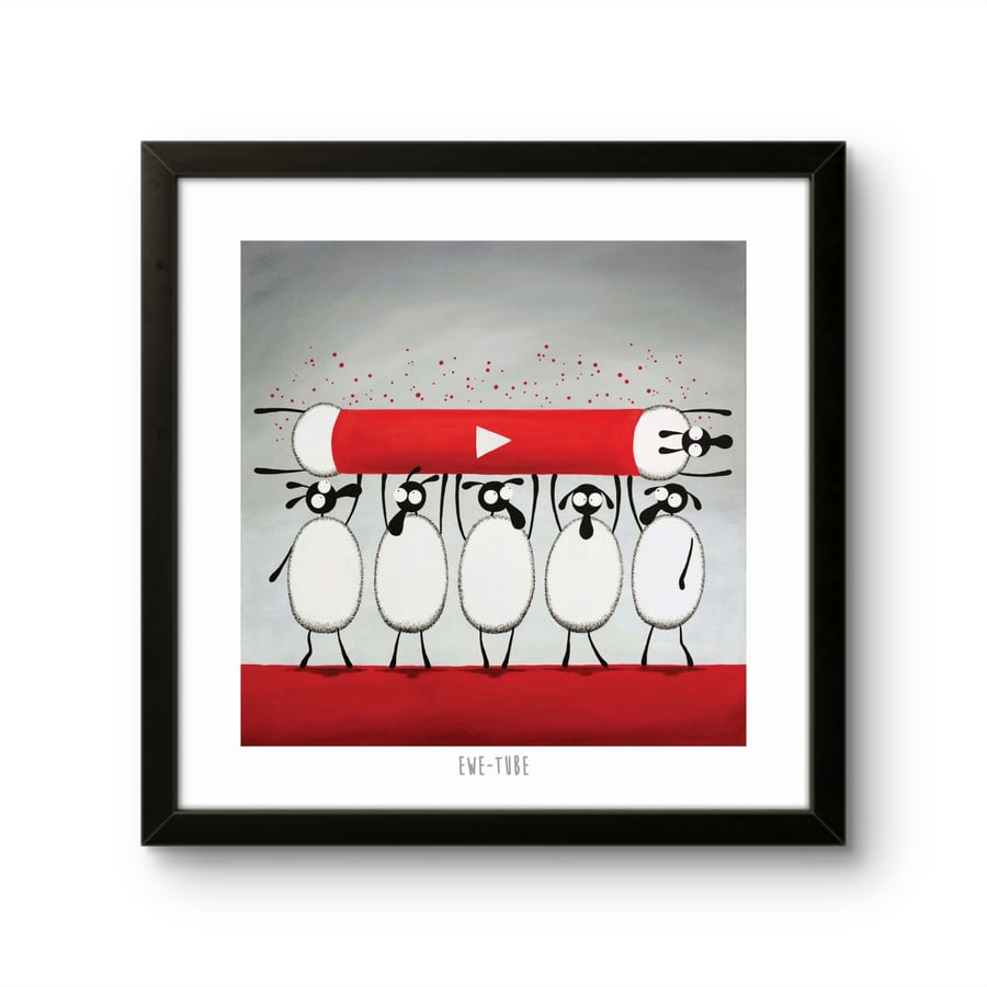Ewe-Tube - 10" print