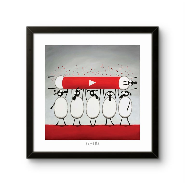 Ewe-Tube - 10" print
