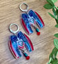 Ice Hockey Fan Earrings - Bookish Sports Merch Aesthetic Hoops - Image 3