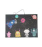 Space Rectangle Children's Wall Art