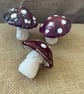 handmade ceramic mushroom - fungi plant ornament for plant pot - Image 5