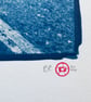 A4 Handmade Cyanotype Print of Yarnbury Leadmine - Image 3