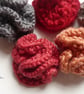 Knitted lapel flowers - Poppy for Remembrance day brooch - MADE TO ORDER - Image 2