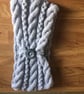 Ear warmers - cable & lace pattern - Image 2