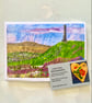Blank greeting card, moorland landscape  - Image 3