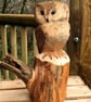 Hand Carved Scots Pine Owl - Image 3