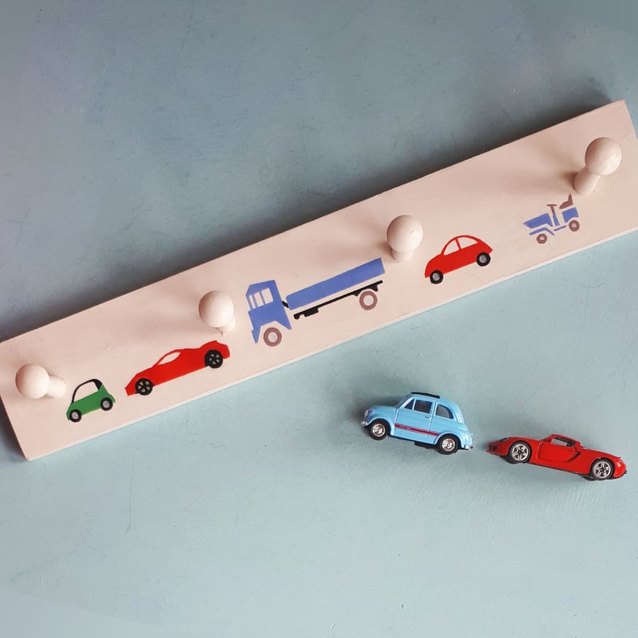 Retro Transport Coat Rack, Child's Gift