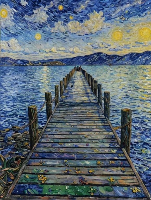 A4 Print Jetty Lake District.