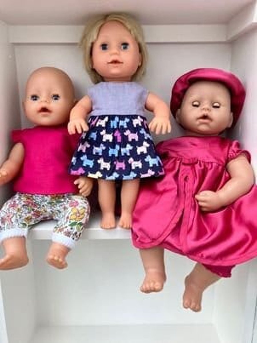 Doll's outfits Baby Anabelle Pink Ball gown 